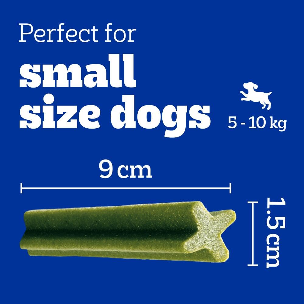 Pedigree DentaStix, Functional Snacks, Daily Dental Chews for Small Dogs (5 -10 kg), Megapack of 16 x 7 (112 Sticks)