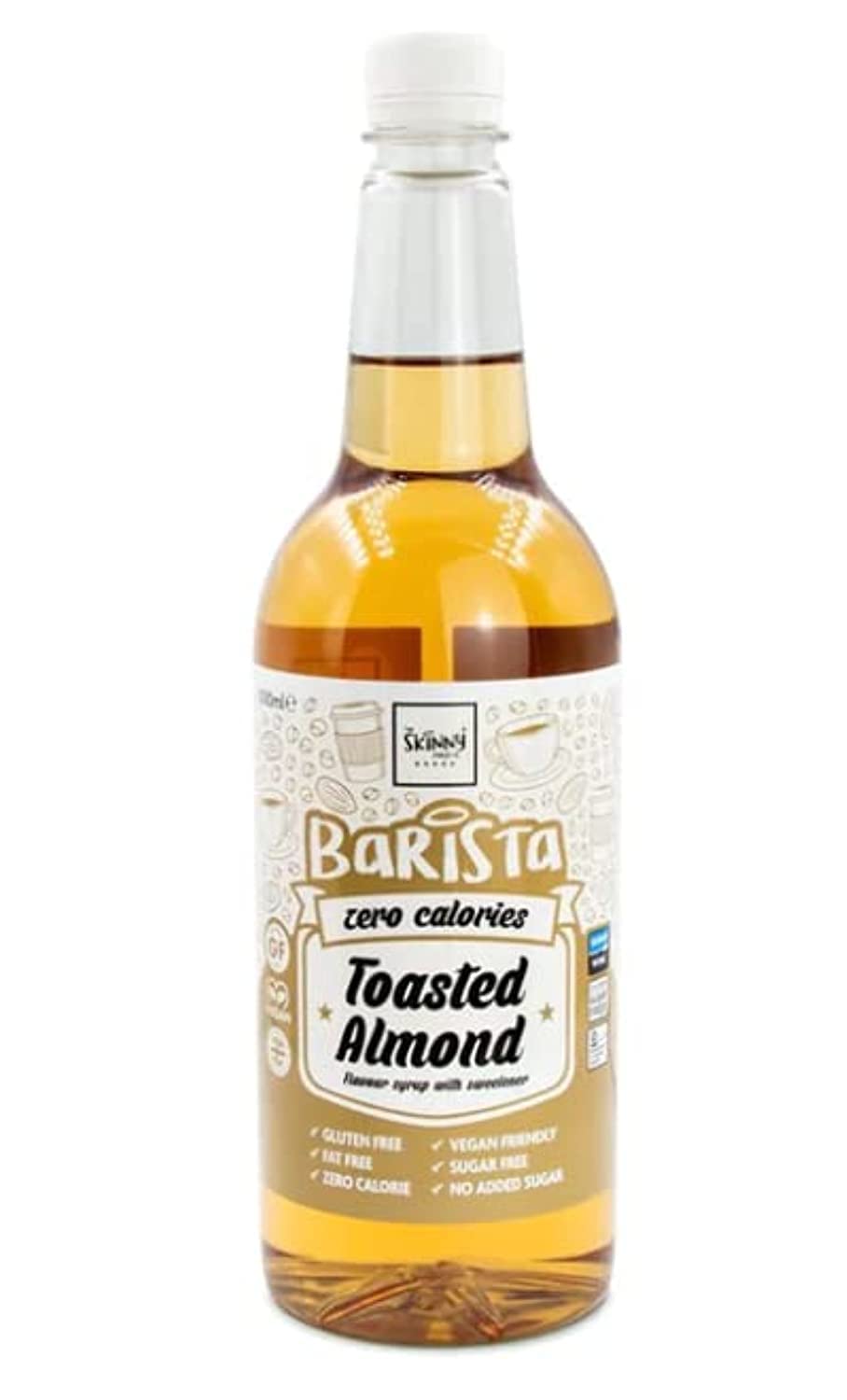 Skinny Food Co Butterscotch Syrup Zero Calorie 1L - Sugar Free Coffee Syrup