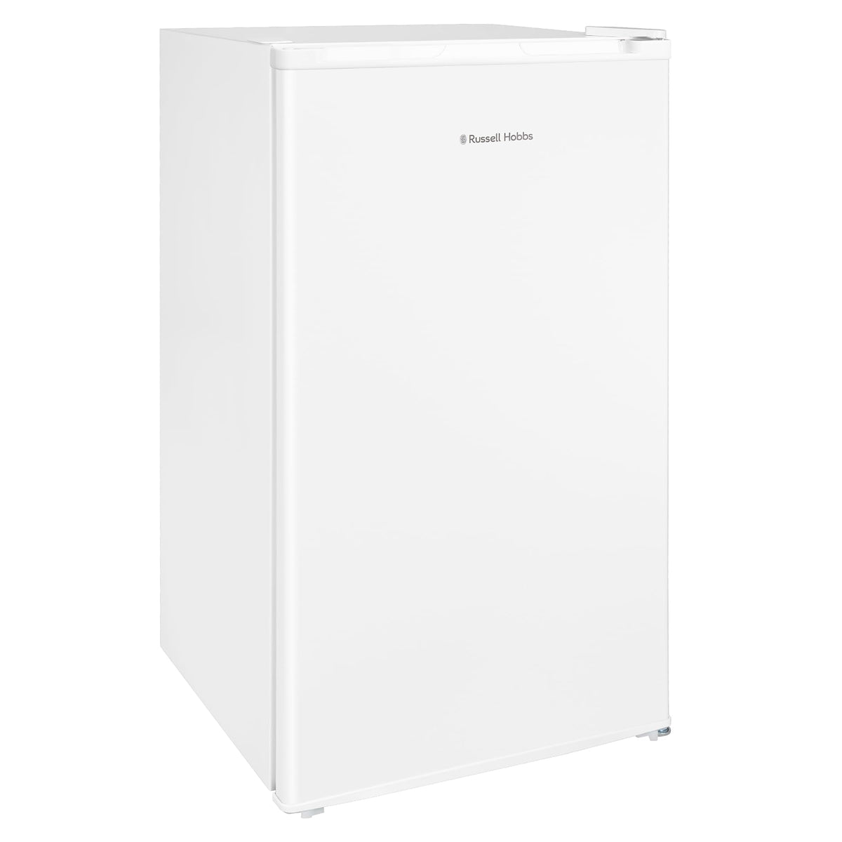 Russell Hobbs 60L Freestanding Undercounter Freezer in Black, 48cm Wide, 4-Star Freezer Rating, With Adjustable Feet & Reversible Door, Manual Temperature Control and 3 x Drawers, RH85UCFZ482E1B