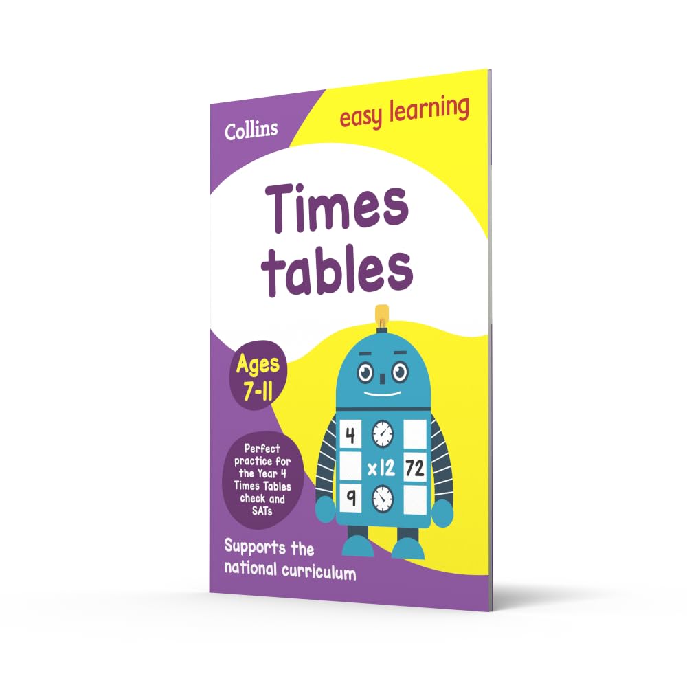 Times Tables Ages 7-11: Ideal for home learning (Collins Easy Learning KS2)