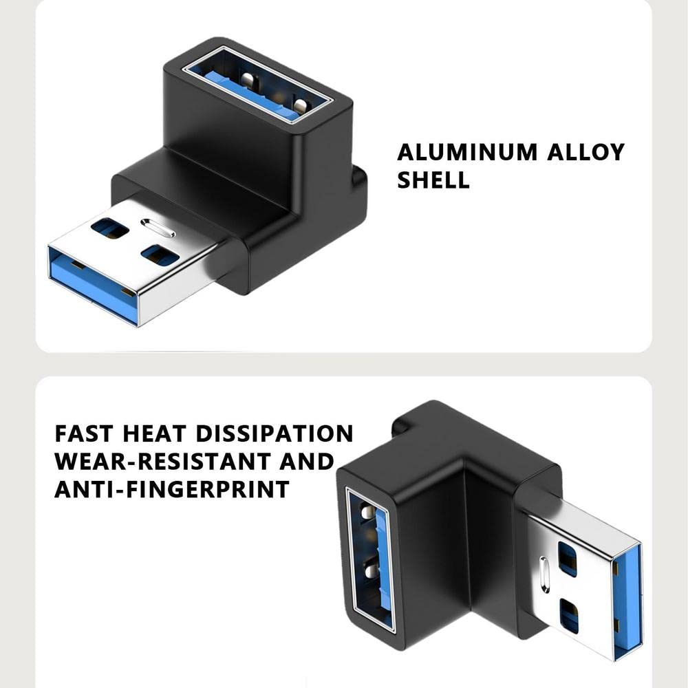 USB C to USB Adaptor, USB to USB C Adapter 3-Pack Charger Cable Converter