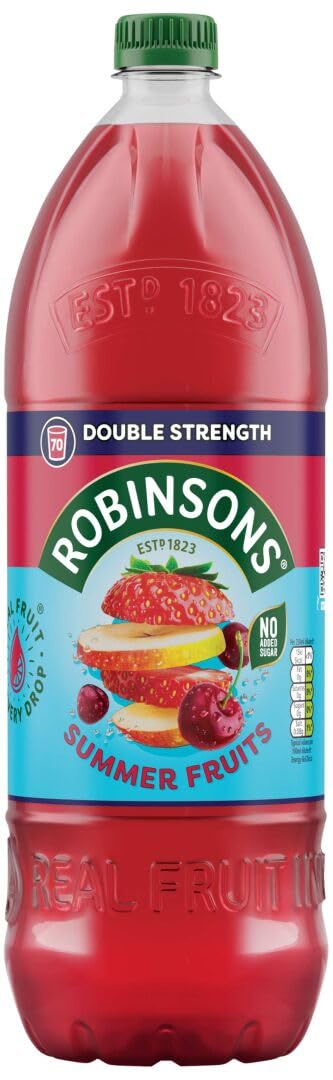 Robinsons Fruit Squash - Low Calorie - Double Strength - Orange 1.75 Litre