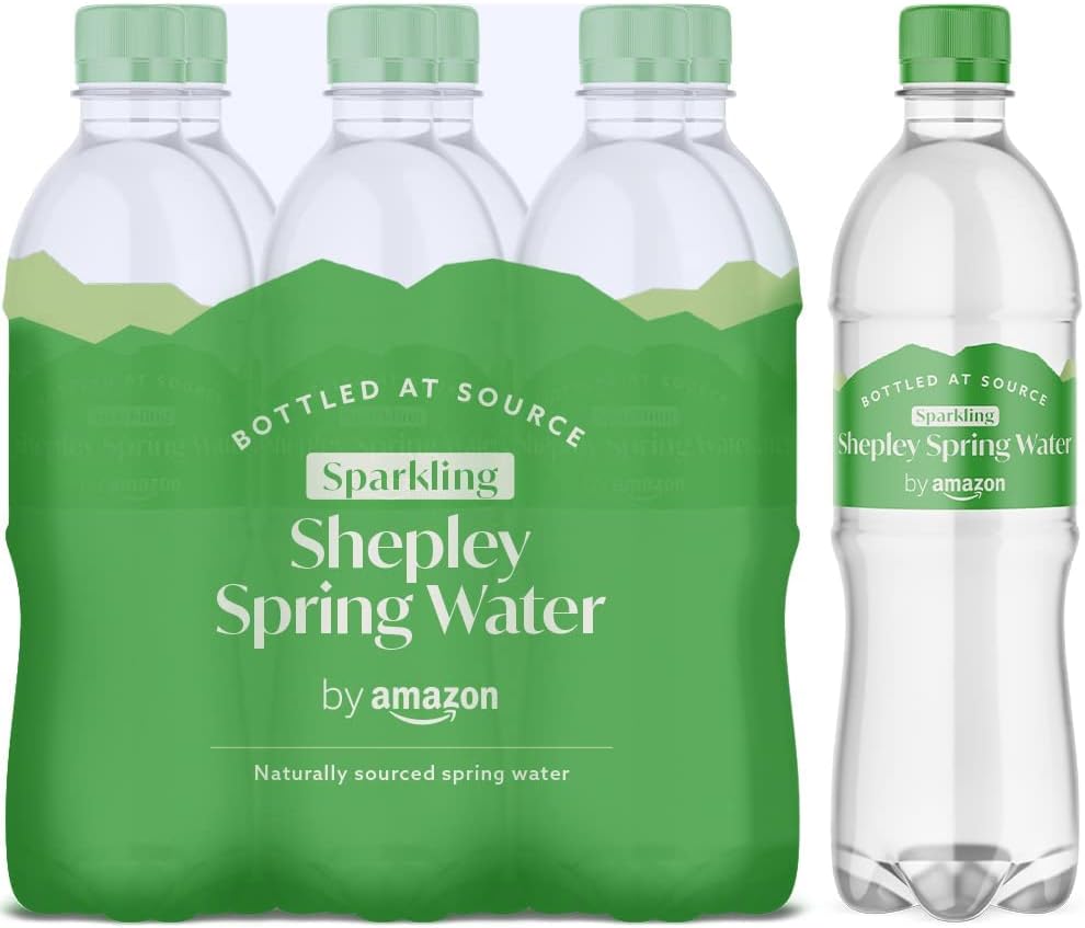 by Amazon Sparkling Spring Water, 6 x 500ml