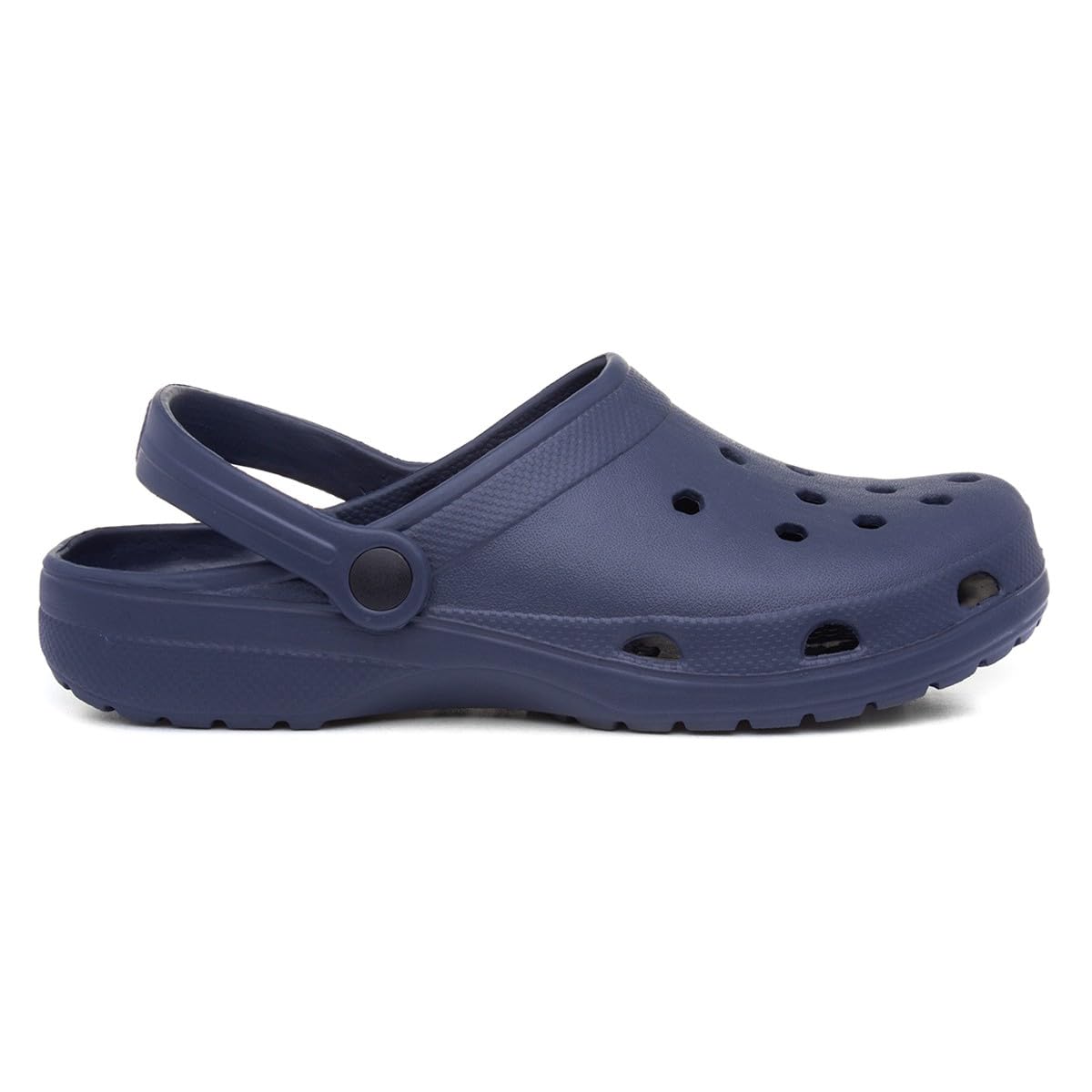 Shoe Zone - Adults Black Slip On EVA Clog Sandal