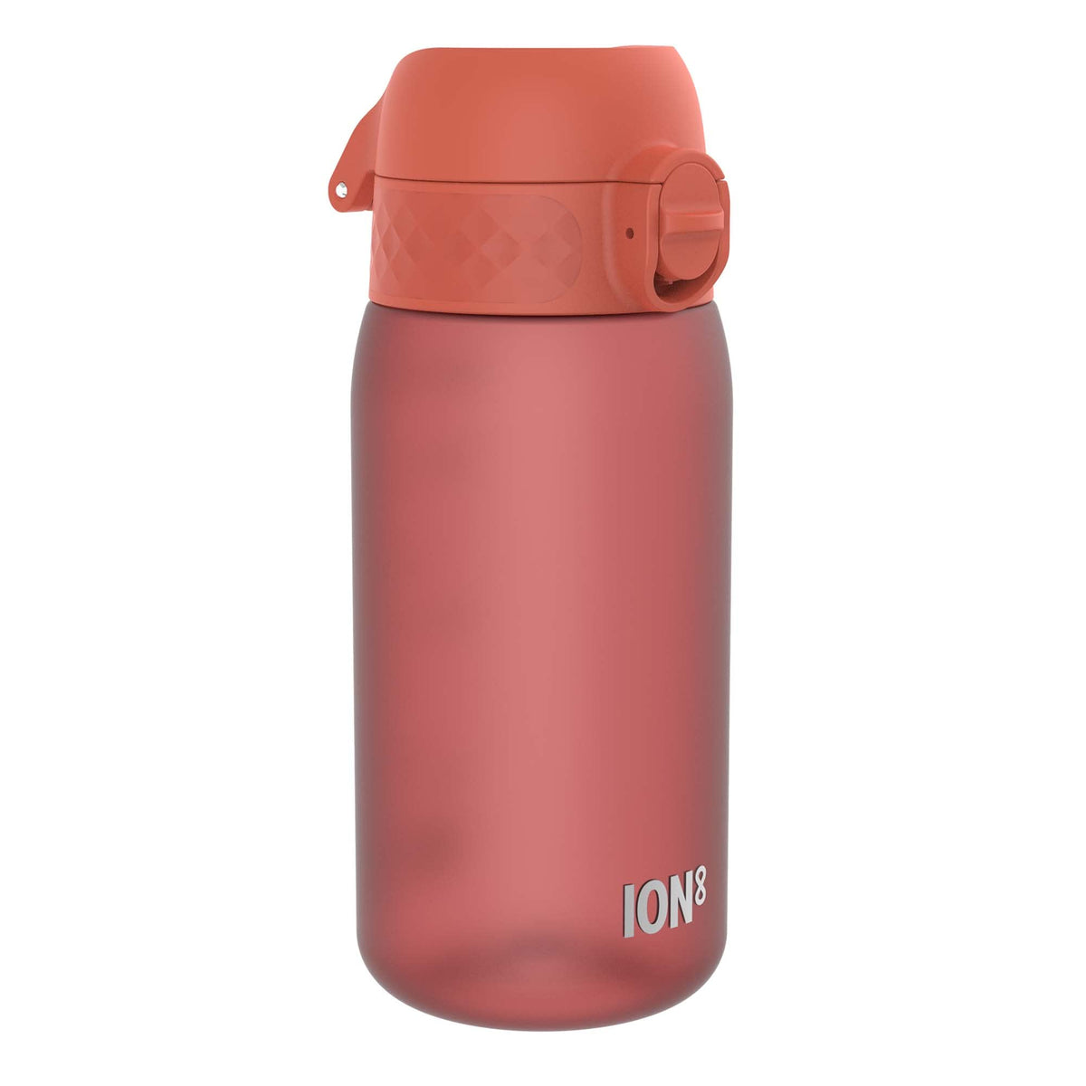 ION8 Kids Water Bottle, 350 ml/12 oz, Leak Proof, Easy to Open, Secure Lock, Dishwasher Safe, Carry Handle, Hygienic Flip Cover, Easy Clean, Odour Free, Rose Pink