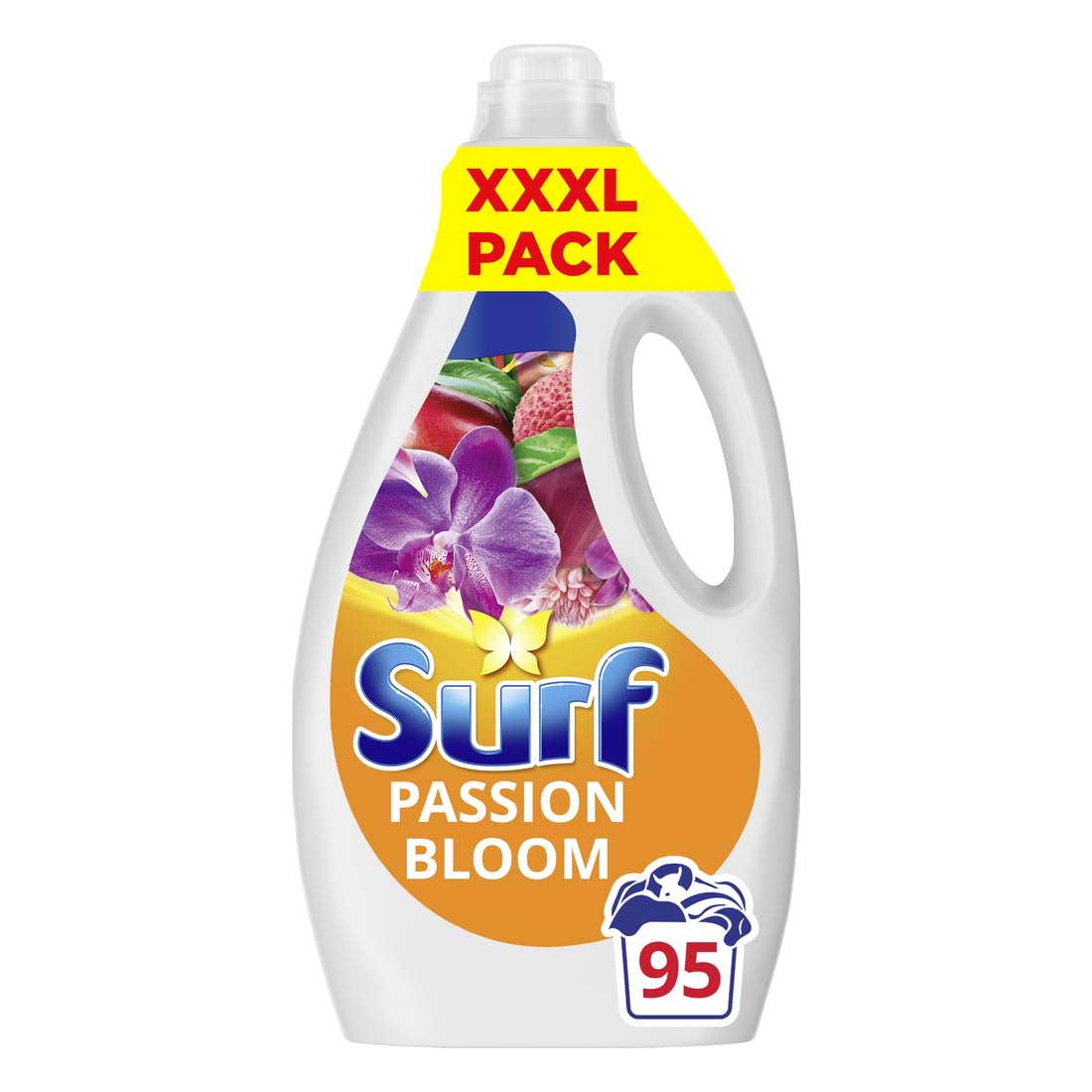 Surf Tropical Lily Concentrated Liquid Laundry Detergent infused with natural essential oils for fresh and clean washing 100 washes