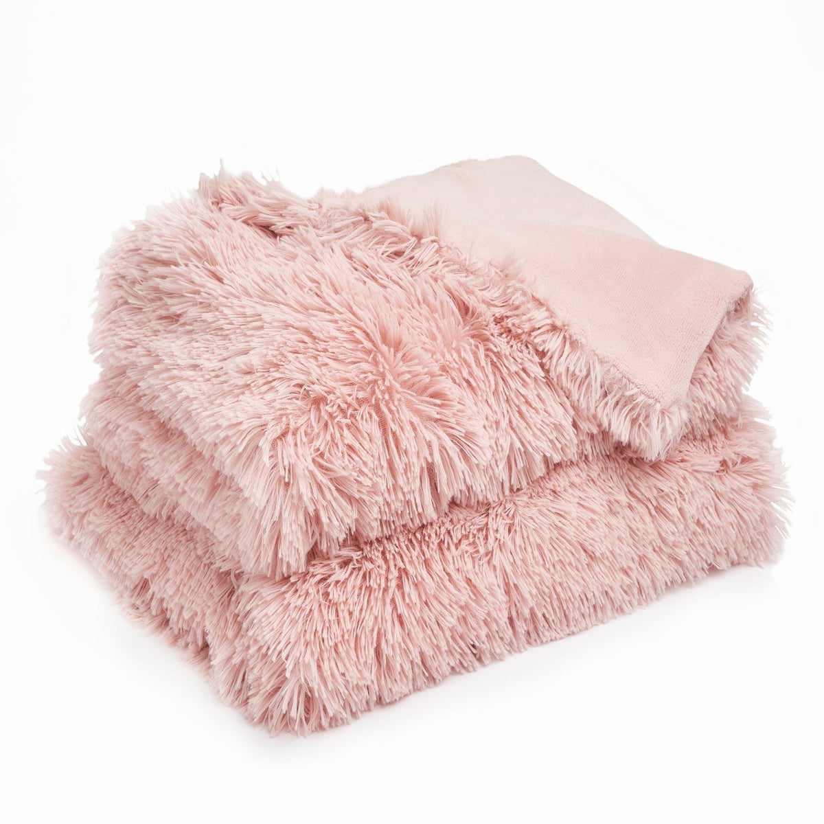 Sienna Fluffy Shaggy Blanket Large Throw Over Sofa Bed Cosy Fleece - 150 x 200cm
