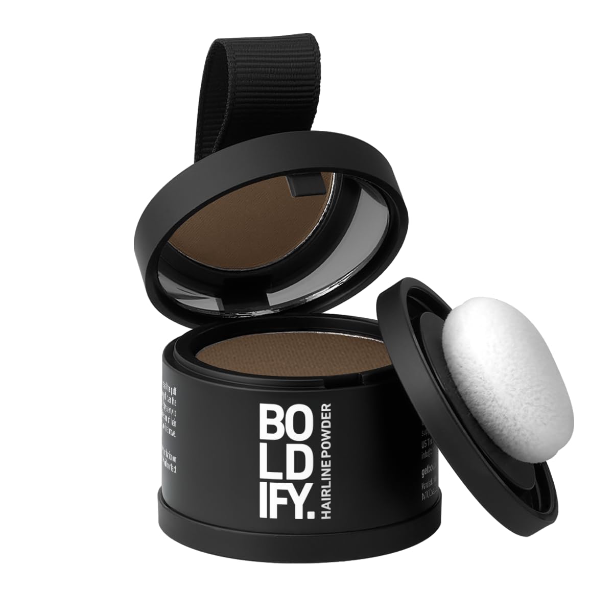 Boldify Hairline Powder, Root Touch Up Hair Color - Light Brown 10g
