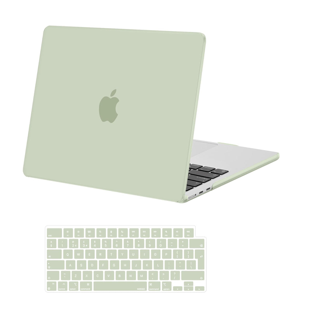 MOSISO Compatible with MacBook Air 13 inch Case M5-M2, Crystal Clear