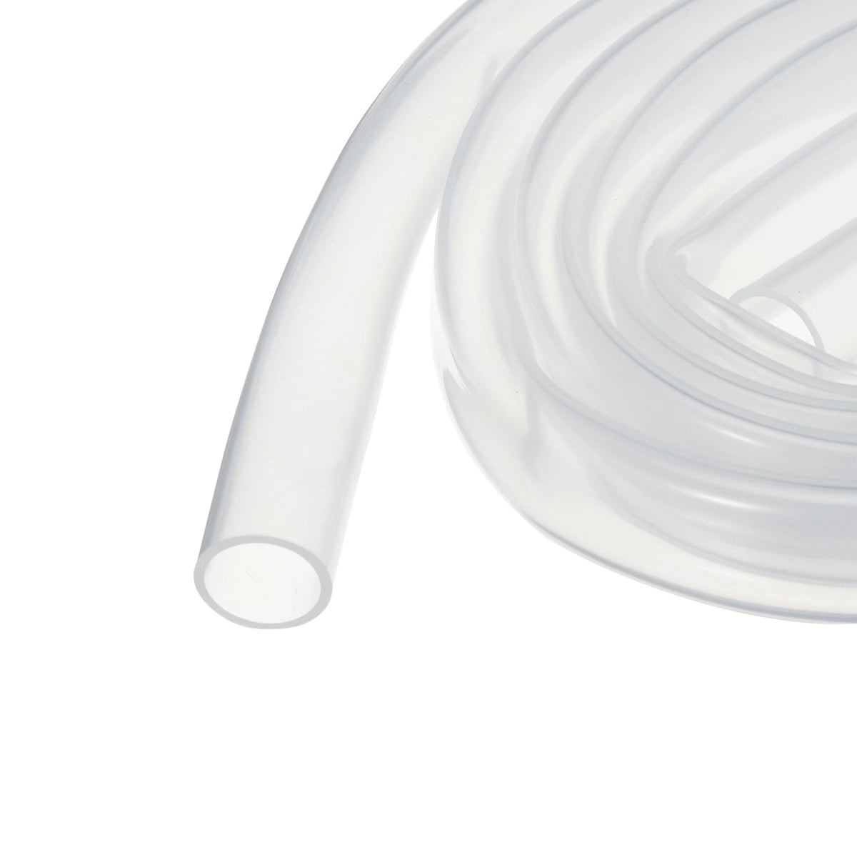 3.3ft Silicone Tubing 4mm ID 6mm OD Clear Industrial Plastic Tubing Pure Silicone Hoses for Pump Siphoning Draining Irrigation Brewing, 1/4"