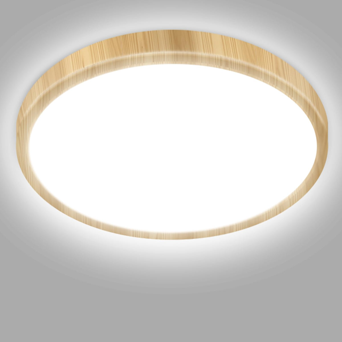 hepside Bathroom Light, 3000K/4000K/6500K 3 Color Temperature LED Ceiling Light, 15W 1500LM, Waterproof, Round, Small, Modern, Flush Ceiling Light for Bathroom, Kitchen, Bedroom, Black