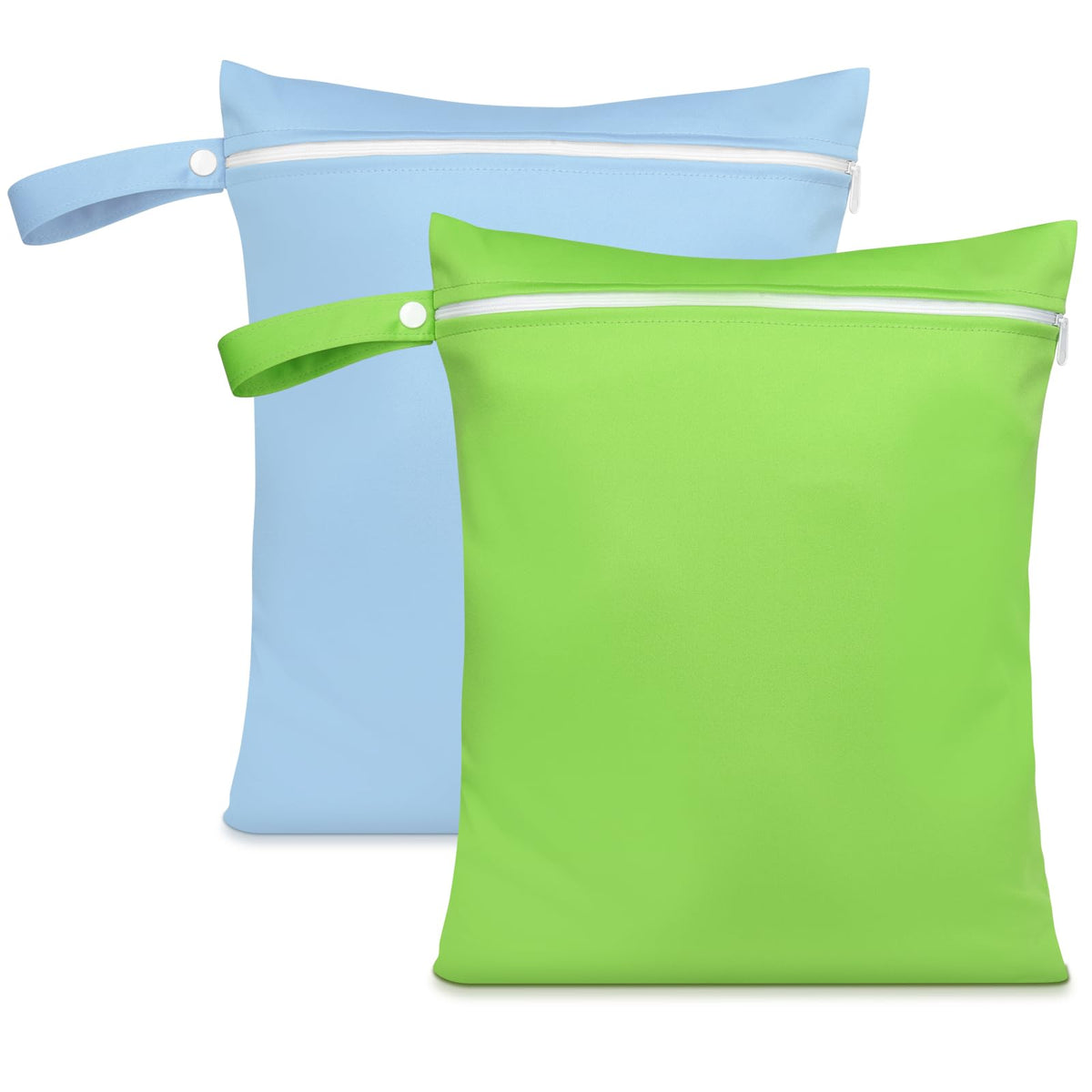 2PCS Wet Bags for Baby Items, Wet Swimsuits, Beach, Camping(Black)