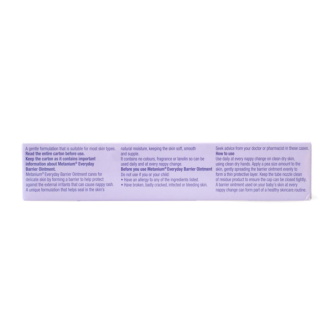 Metanium Everyday Barrier Ointment, Nappy Rash Protection, 40g Tube