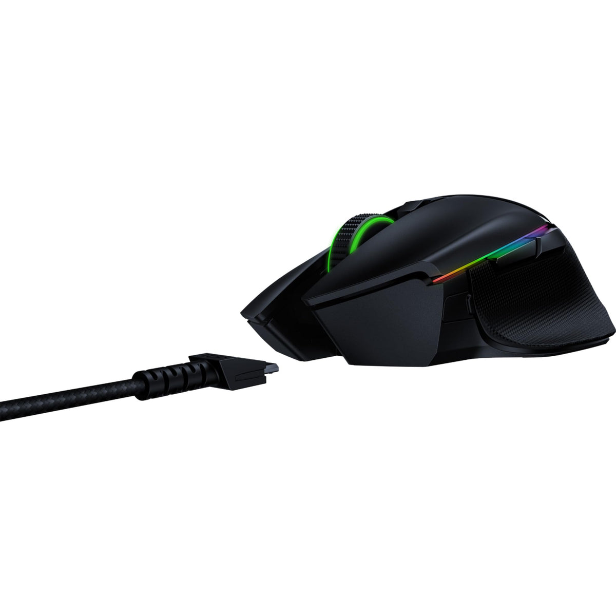 Razer Basilisk V3 - Wired Customisable Gaming Mouse (10+1 Programmable Buttons, HyperScroll Tilt Wheel, 11 Chroma RGB Lighting Zones, Optical Mouse Switches, Focus+ 26K DPI Optical Sensor) Black