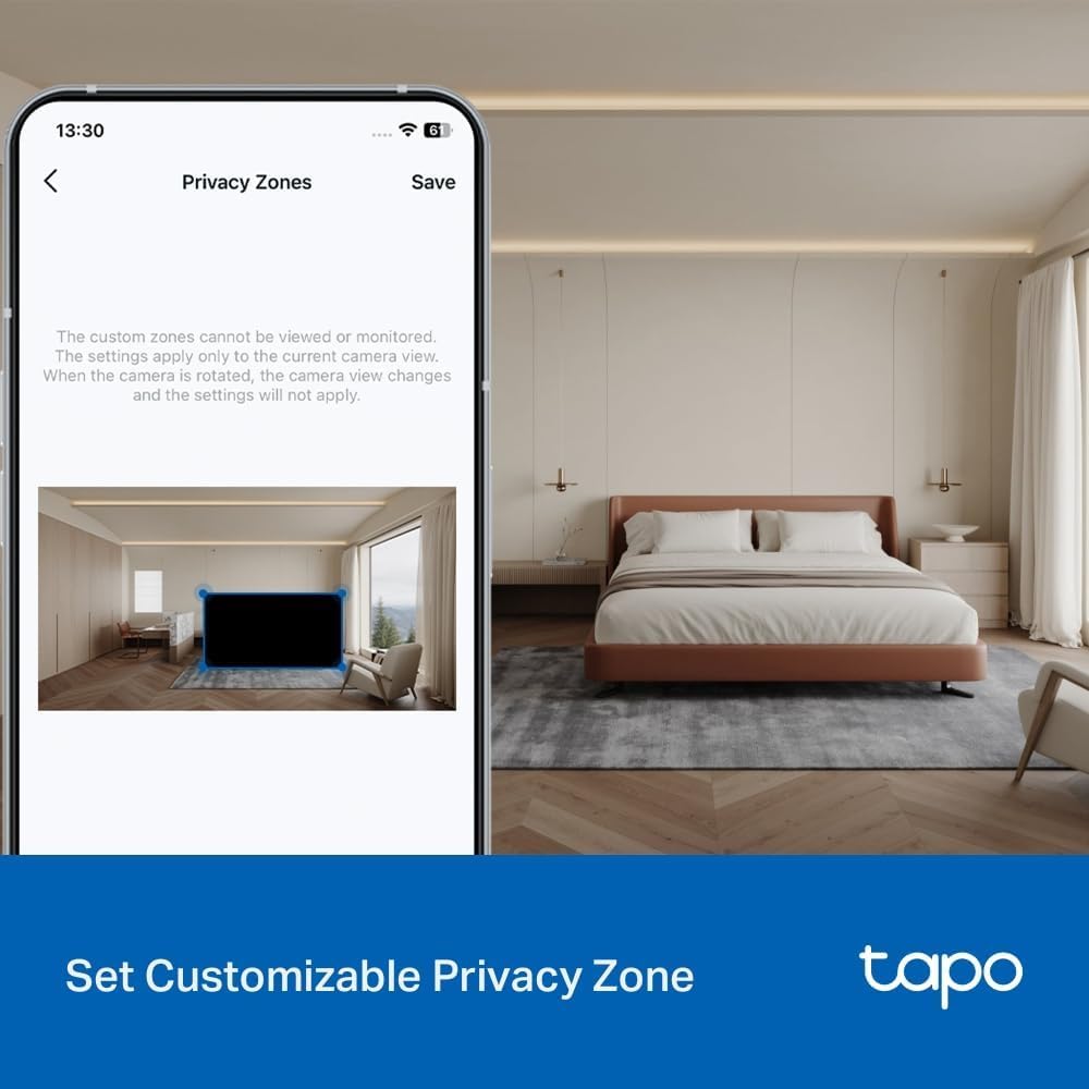 Tapo C216 2K 3MP Pan/Tilt Indoor Outdoor Security Camera Spotlights Camera