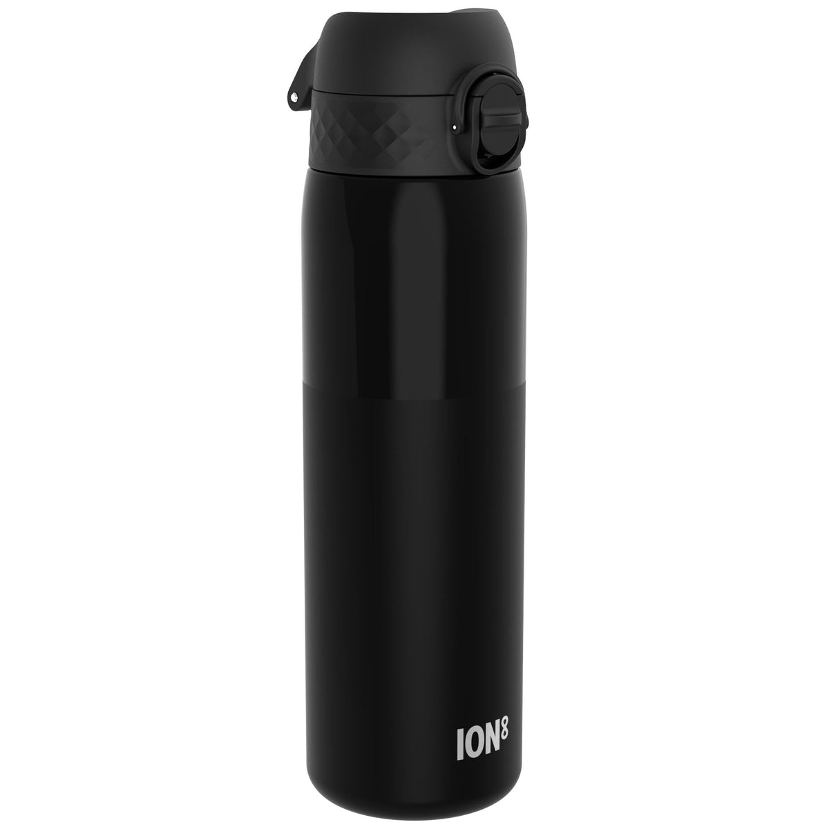 Ion8 Water Bottle, 500 ml/18 oz, Leak Proof, Easy to Open, Secure Lock, Dishwasher Safe, Hygienic Flip Cover, Carry Handle, Fits Cup Holders, Easy Clean, Hot Pink