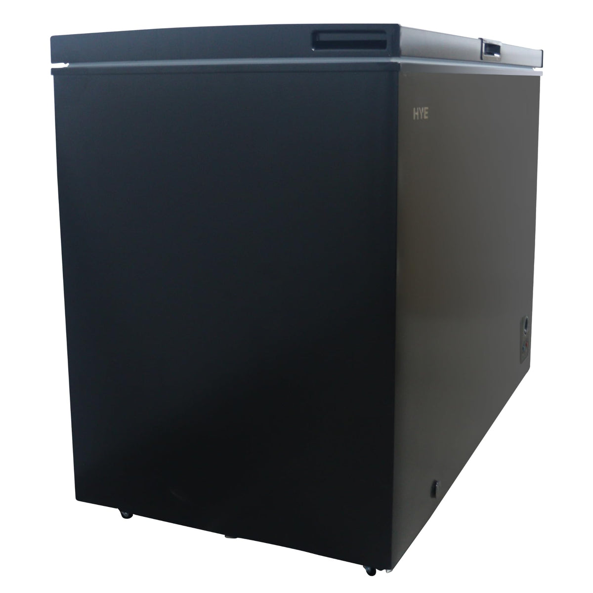 HYE Chest Freezer - 205L Capacity, Freestanding Design, Black