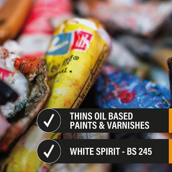 Palace White Spirit 750ml, Paint Thinner and Paint Brush Cleaner, BS 245