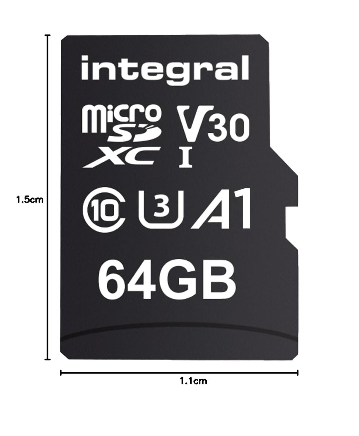 Integral 128GB microSD Card Premium High Speed 4K Video Memory Card - up to 100MB/s Read and 50MB/s Write UHS-I U3 Class 10 A1 App Performance - for Smartphones, Tablets, Drones and Game Consoles