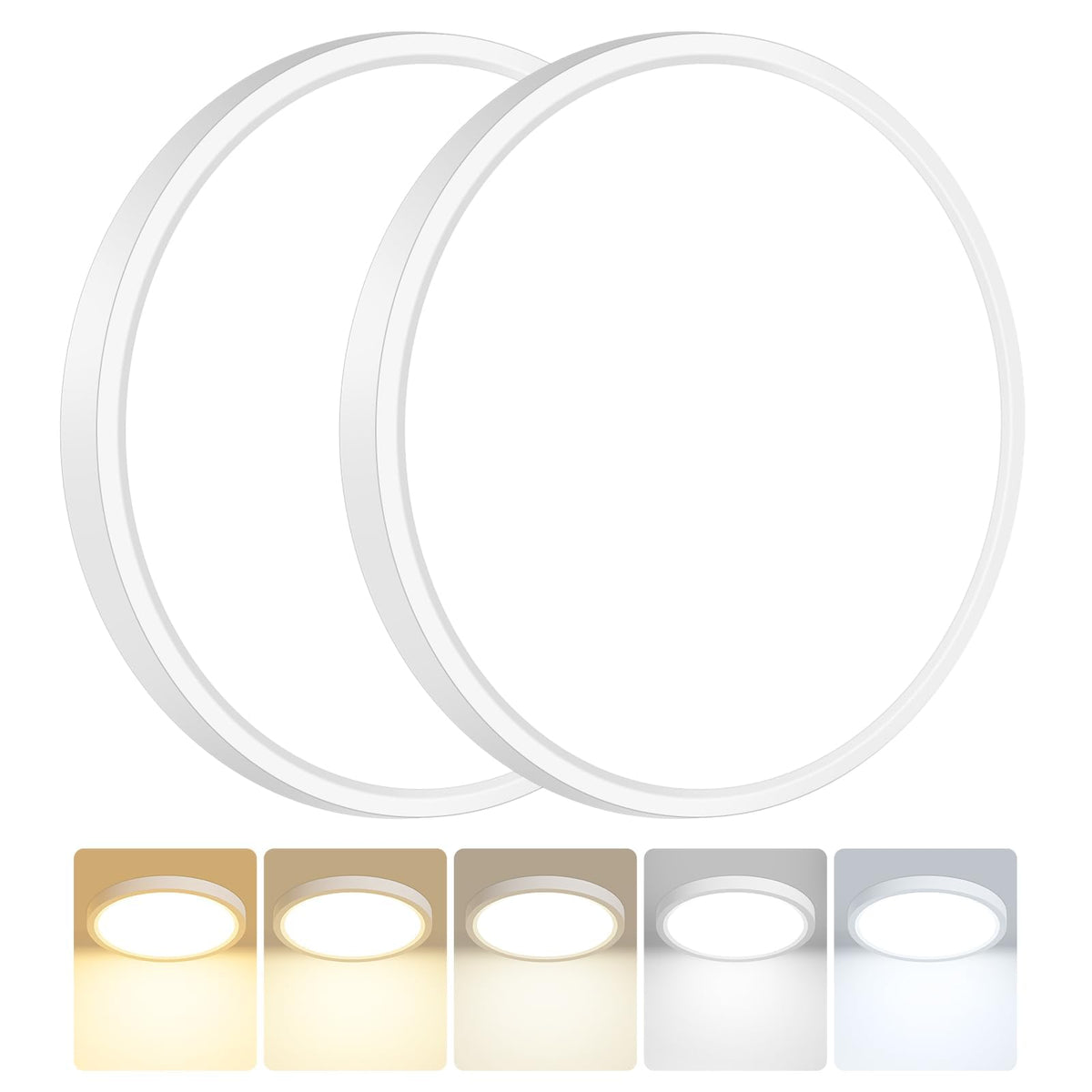 Peasur Bathroom Light, 3000K/3500K/4000K/5000K/6500K 5 Color Temperature