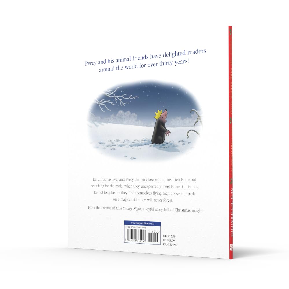 One Christmas Eve: A brand-new picture book about Percy the Park Keeper for 2026. The perfect Christmas gift for toddlers and kids aged 3+