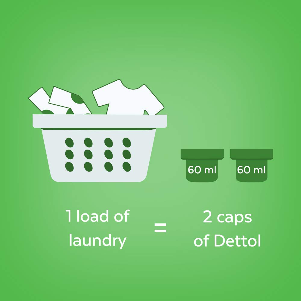 Dettol Antibacterial Laundry Sanitiser Fresh Cotton 6L | 4 x 1.5L