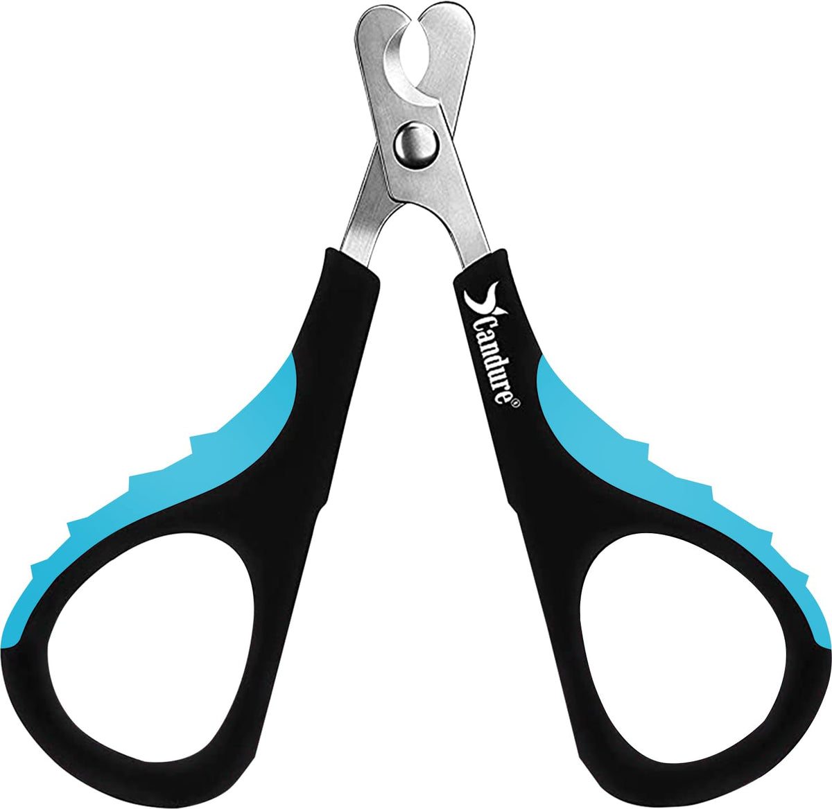 Candure Dog Nail Clippers for Large, Medium and Small Breed Professional Pet Nail Clipper Suitable for Cats, Rabbits and Guinea Pigs with Safety Lock (All Size Pets, Dark Blue)