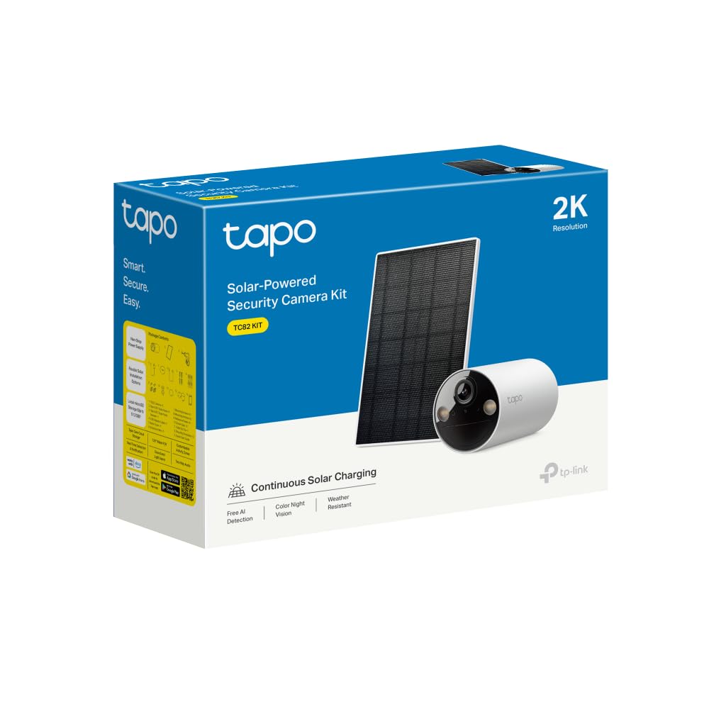 Tapo 2K QHD Wireless Indoor/Outdoor Smart Security Camera