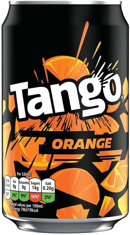 Tango Orange Original | 330ml Can | 24 Pack