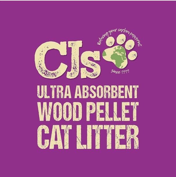 CJs Premium Cat Litter Ultra Absorbent Wood Pellets, 5 L (1-Pack)
