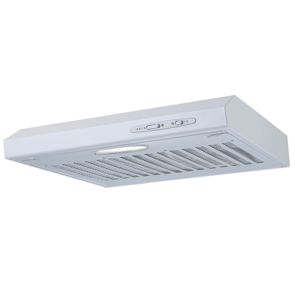 Cookology 50cm Wall Visor Cooker Hood + Ducting Kit - Stainless Steel