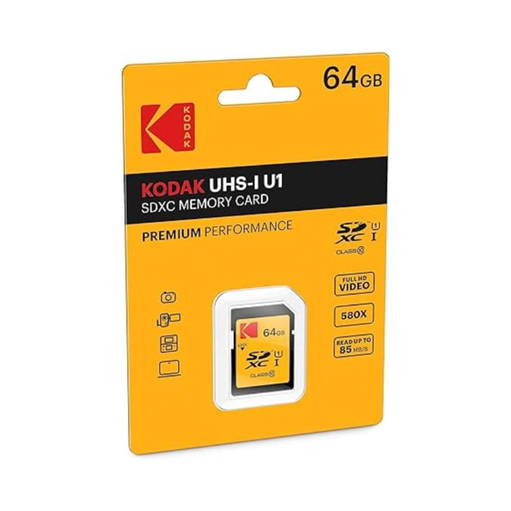 Kodak Premiun SDHC 32GB Class10 U1, packaging may vary