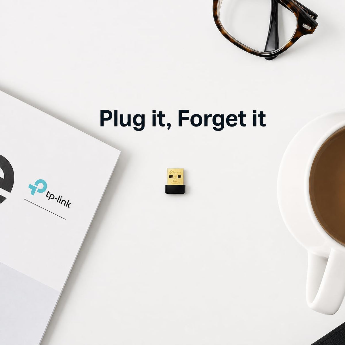 TP-Link Archer T2U Nano AC600 WiFi Dongle, Nano USB WiFi Adapter for PC