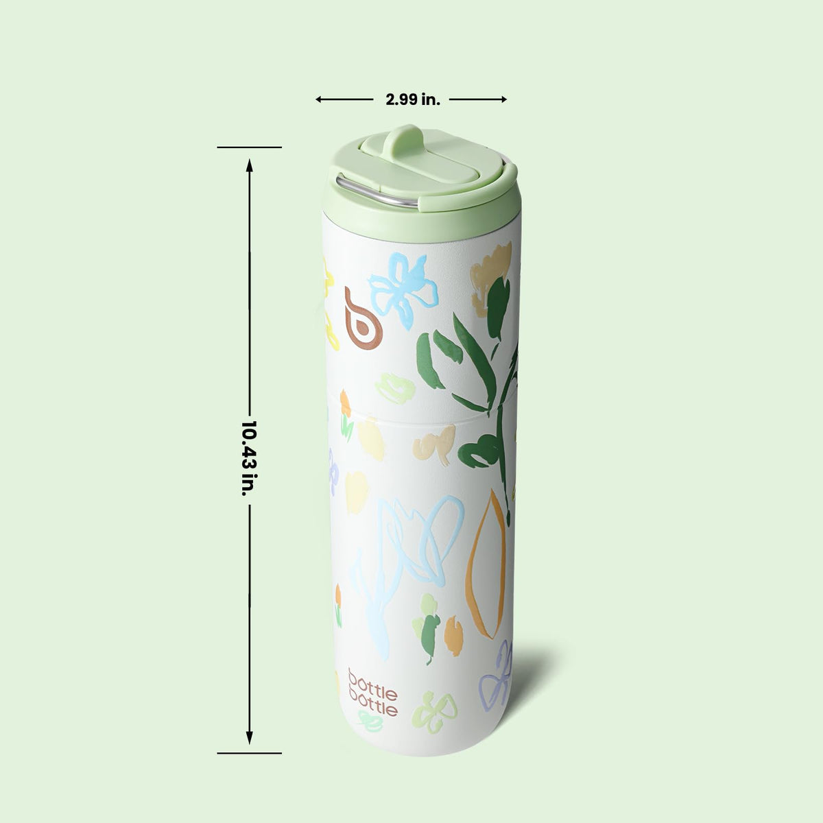 Bottle Bottle Stainless Steel Water Bottle 700ml with Straw and Lid Sports Insulated Metal Water Bottles with Handle(Black)