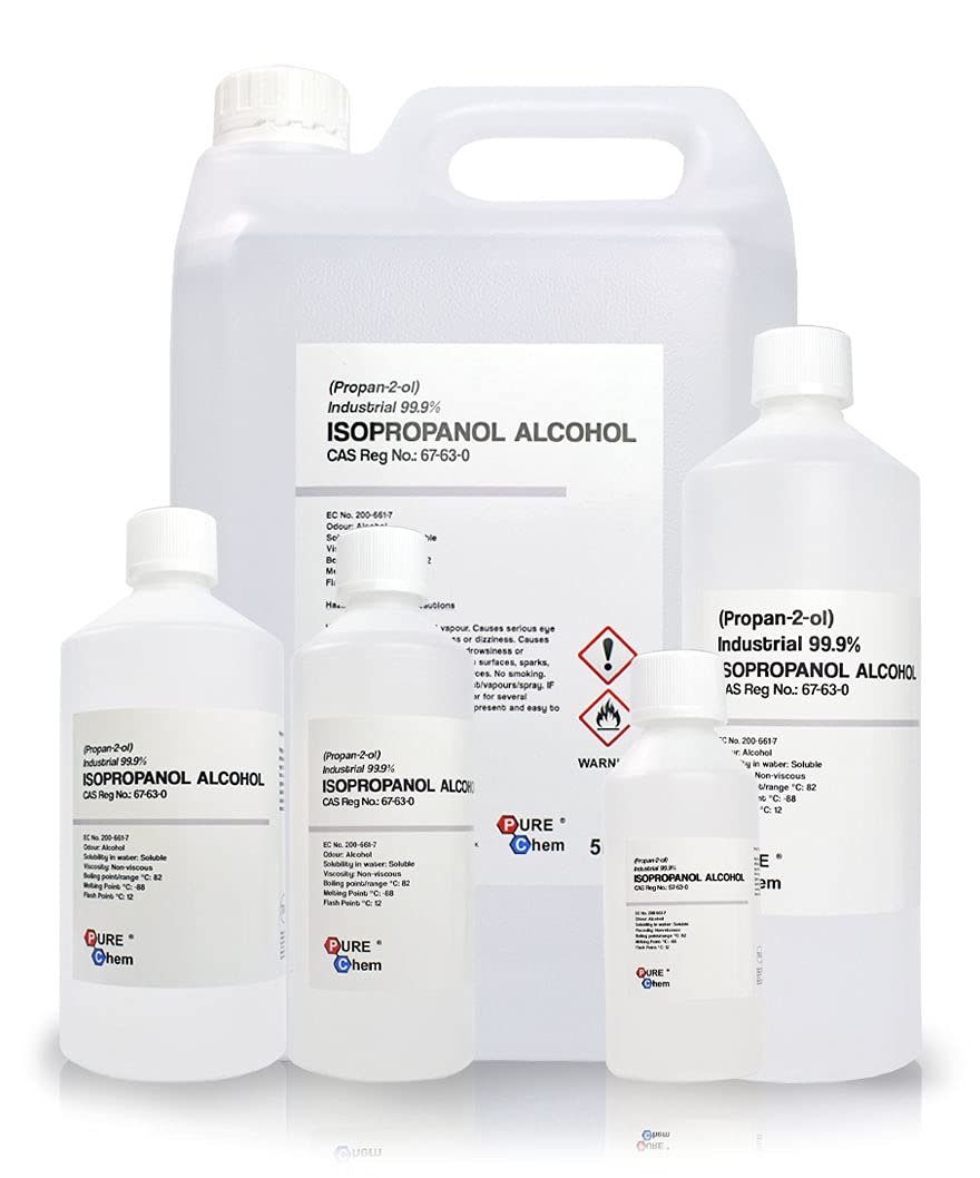 Pure Chem Isopropyl Alcohol Isopropanol IPA Rubbing Alcohol Cleaning 99.9%