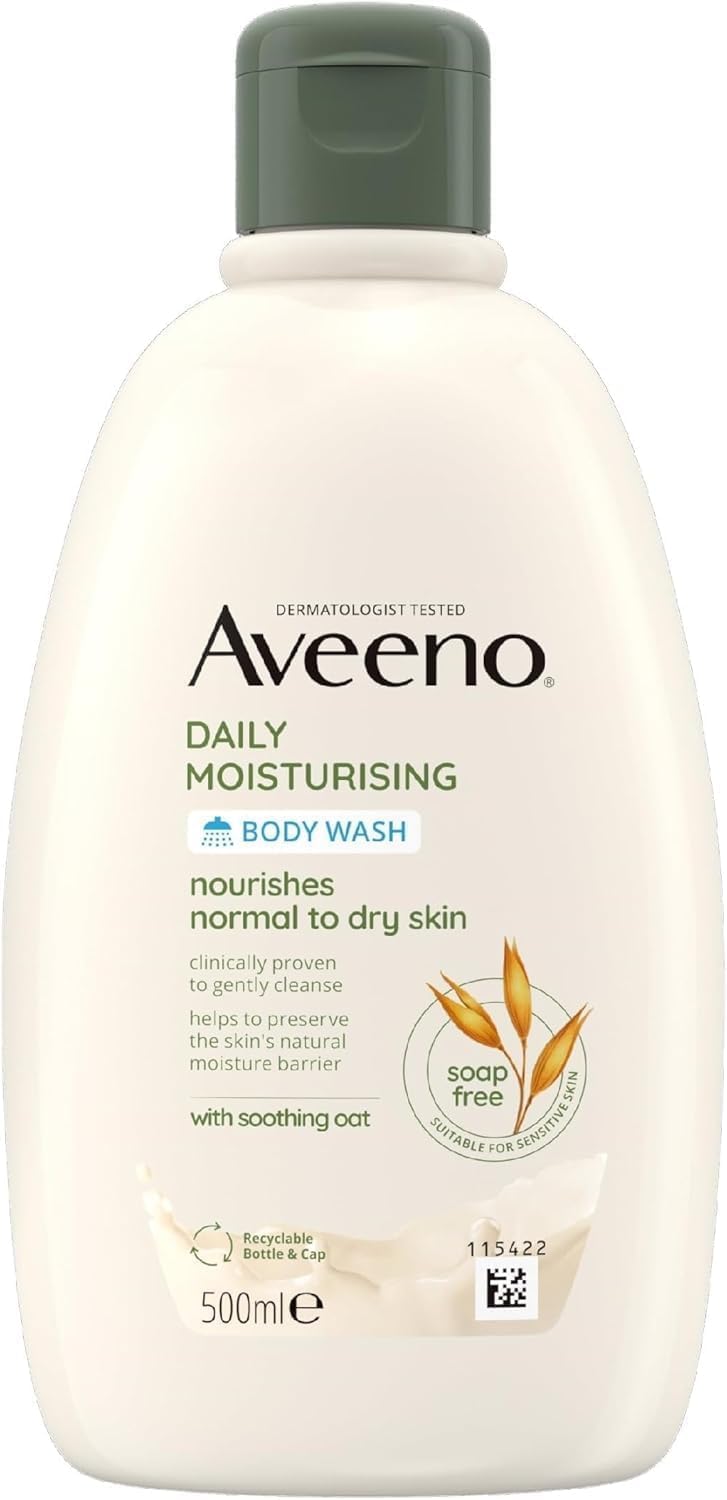 Aveeno Daily Moisturising Body Wash for Sensitive Skin (1x 500ml)
