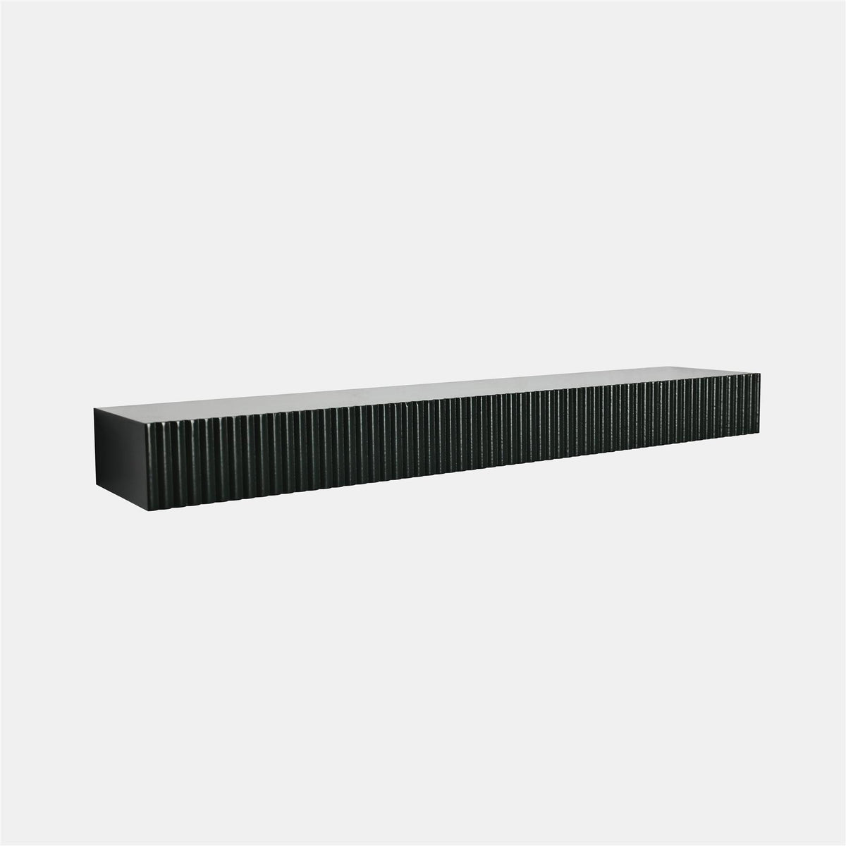 OHS Ribbed Floating Shelf Wall Storage Organiser Home Living Room Decor