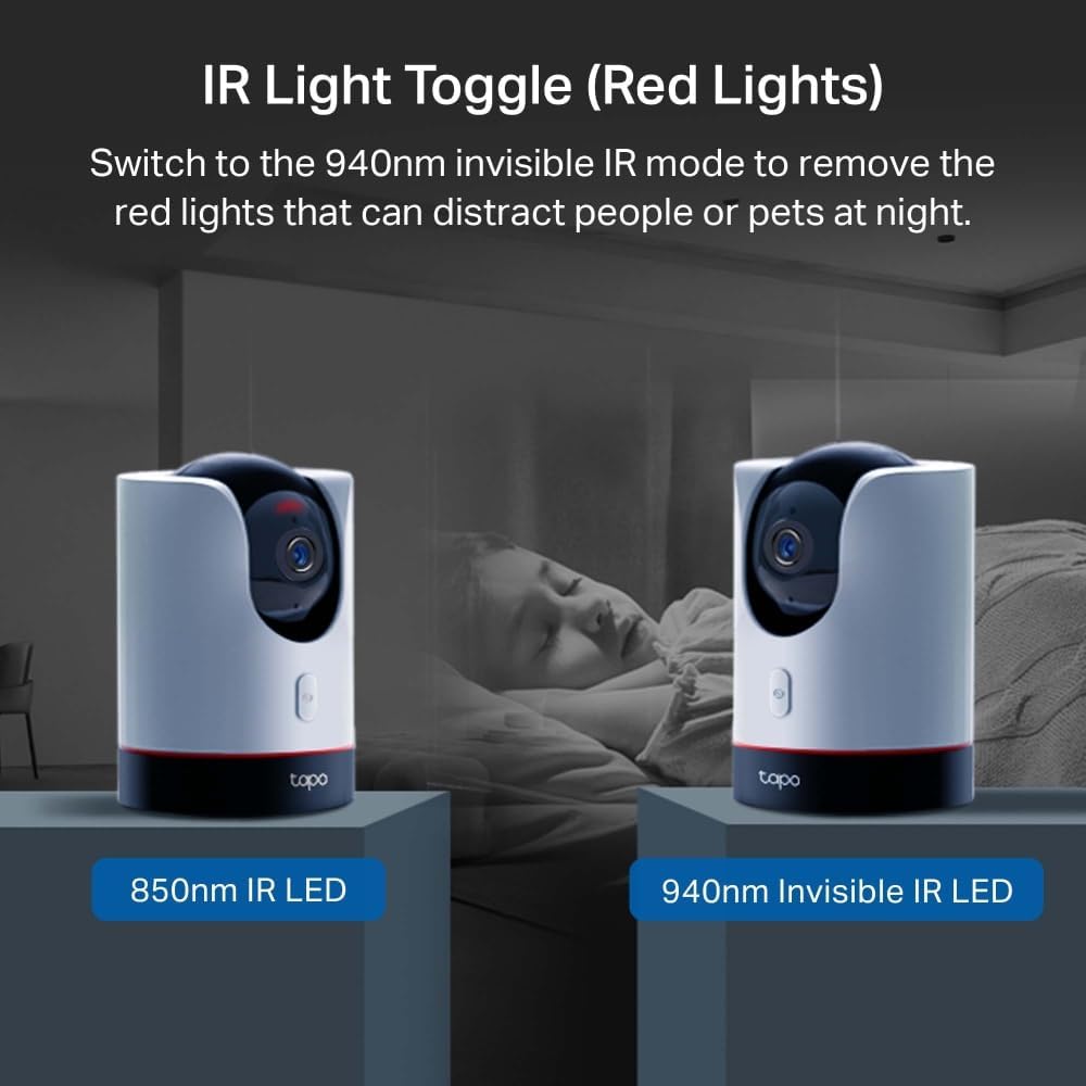 Tapo C210 2K 3MP Pan/Tilt Indoor Security Camera Pet Camera House Security
