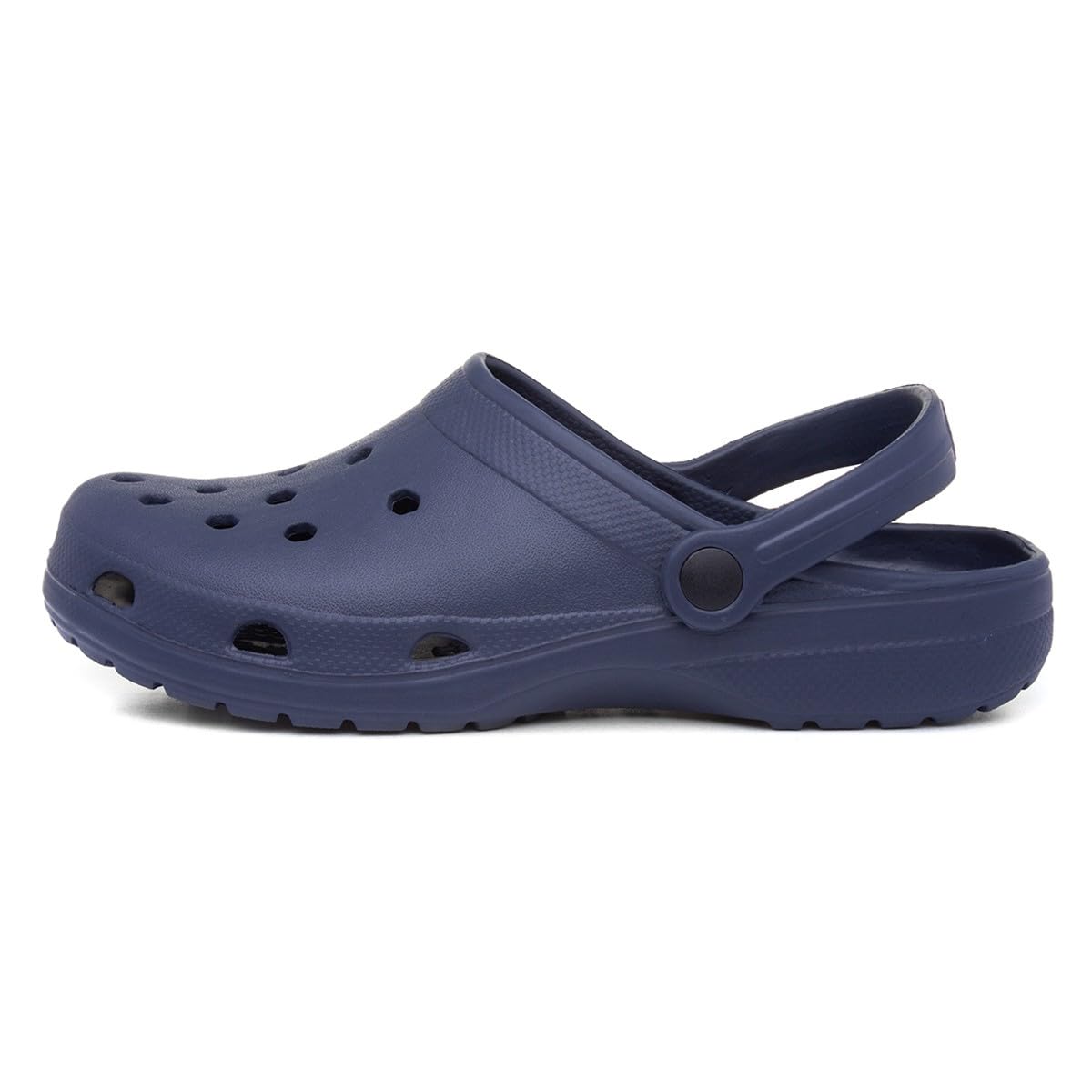 Shoe Zone - Adults Black Slip On EVA Clog Sandal