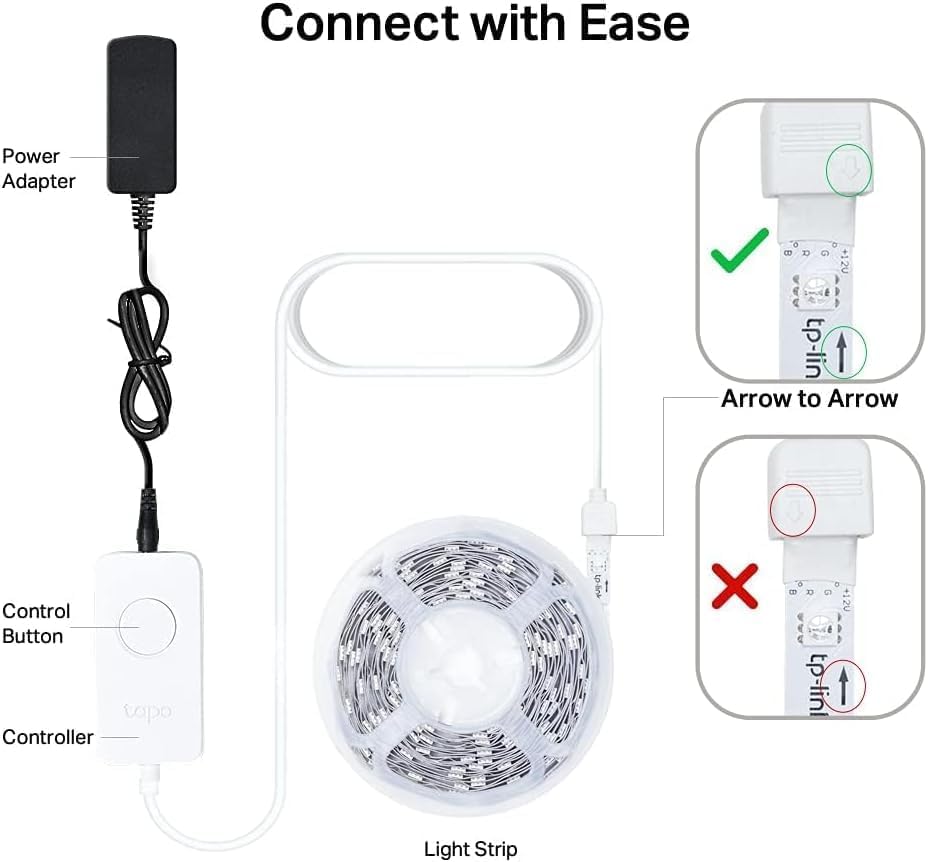 Tapo L900-5 5m Smart LED Strip Light Multicolour WiFi LED Lights
