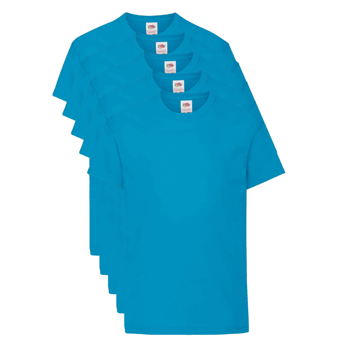 Fruit of the Loom Unisex Kids Kid's Original T T-Shirt (Pack of 5)