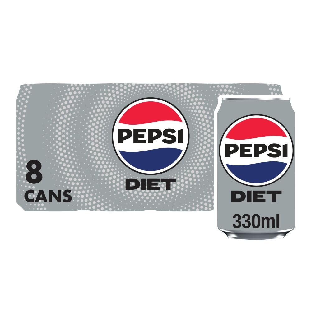 Pepsi Diet Cola | 330ml Can | 24 Pack