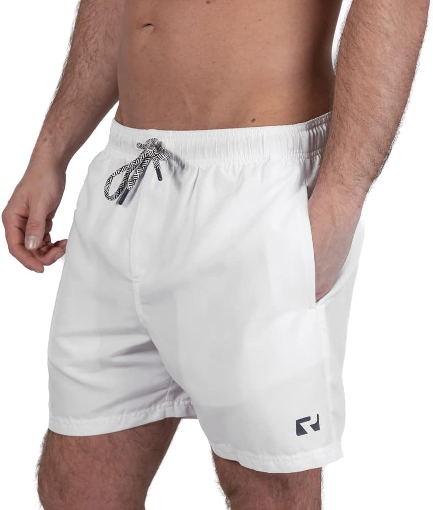 RIPT Men’s Quick Dry Swim Shorts Mesh Lining Drawstring UV 50 Beach Trunks
