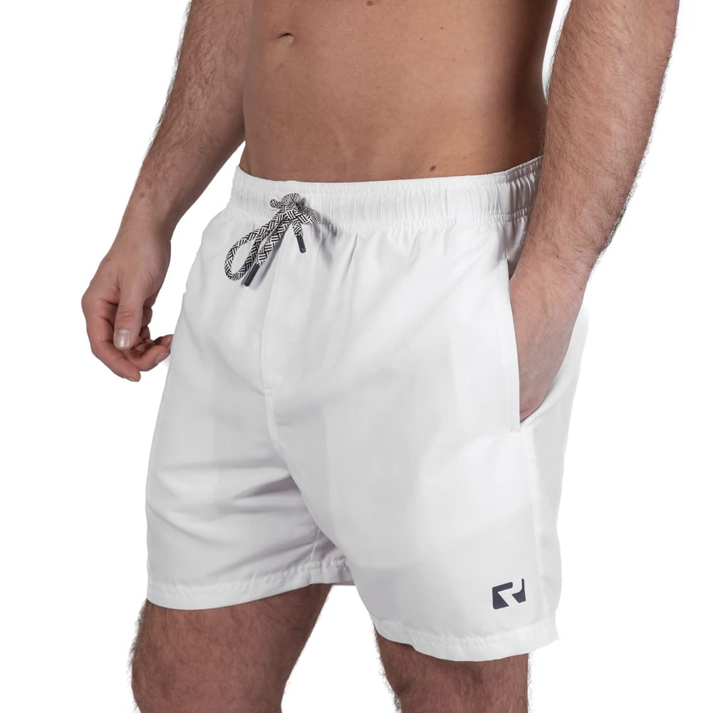RIPT Men’s Quick Dry Swim Shorts Mesh Lining Drawstring UV 50 Beach Trunks