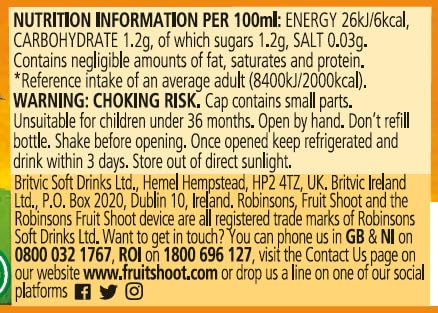 Robinsons Fruit Shoot Orange Kids Juice | 200ml Bottle | 24 pack