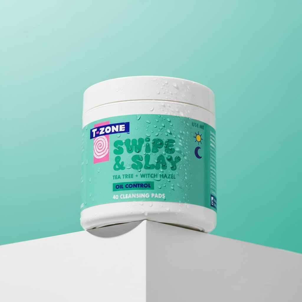 T-Zone Swipe & Slay Tea Tree & Witch Hazel Pore Pads (40 Pads)