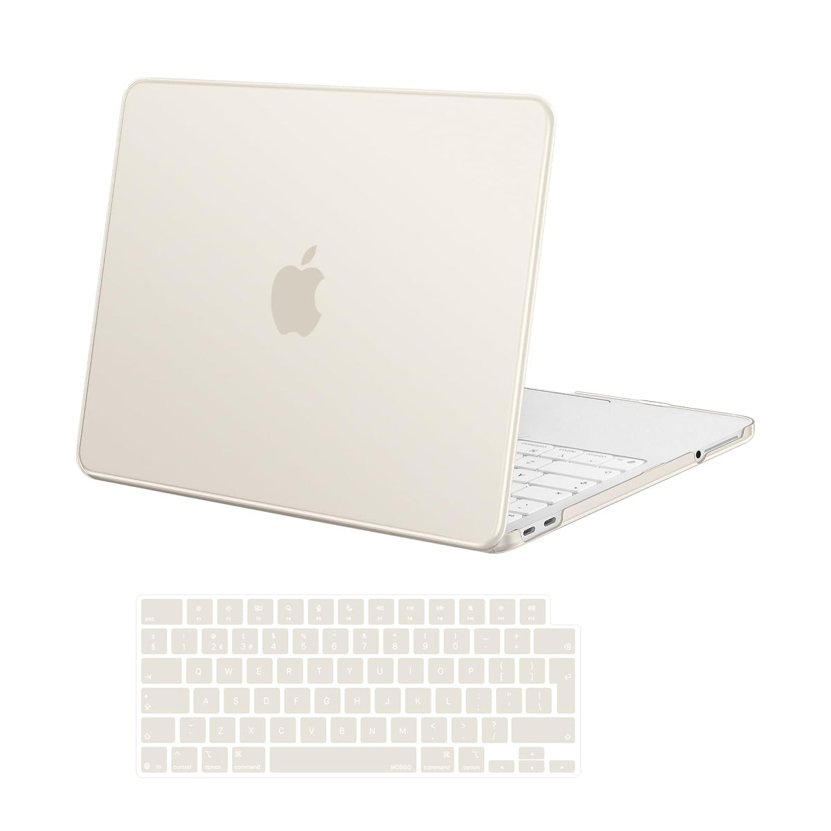 MOSISO Compatible with MacBook Air 13 inch Case M5-M2, Crystal Clear