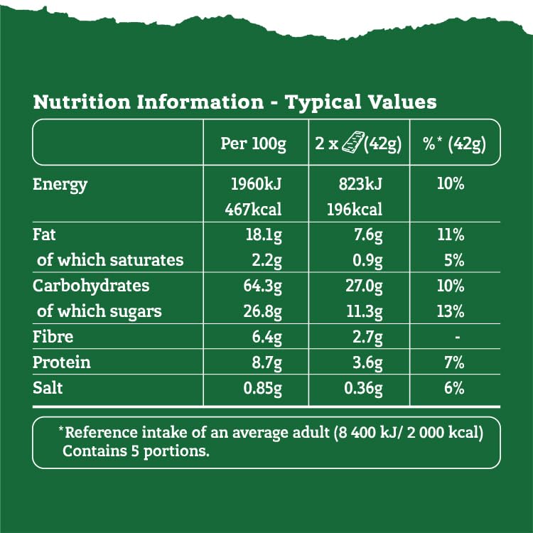 Nature Valley Crunchy Oats and Chocolate Cereal Bars, 18 x 42 g
