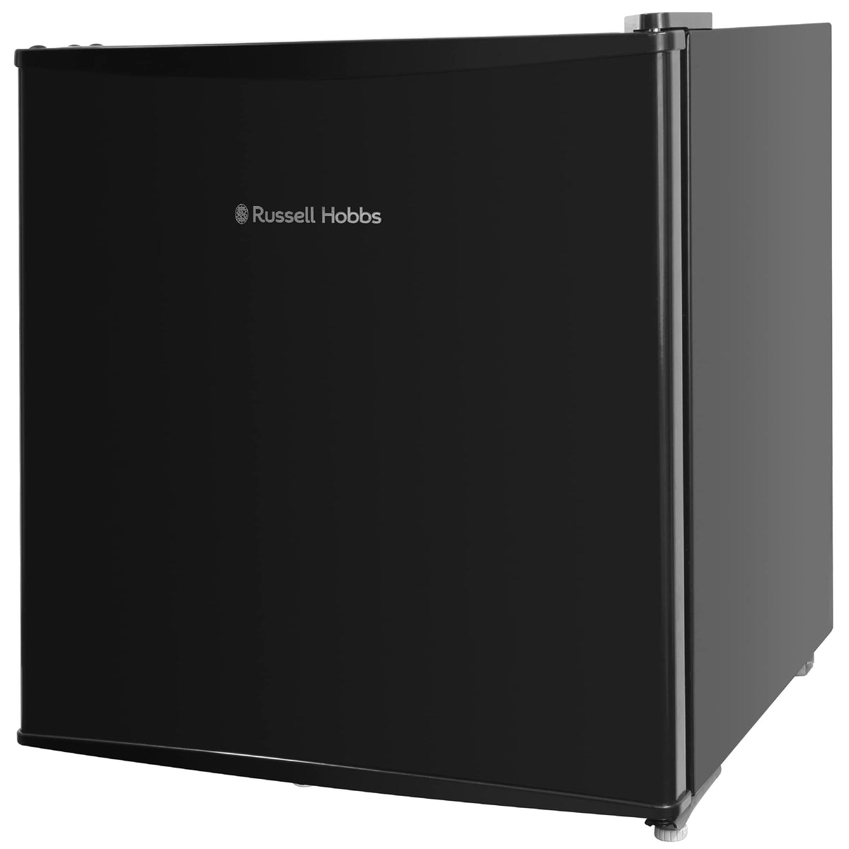 Russell Hobbs Table Top Larder Mini Fridge 43 Litre Capacity, Reversible Door & Adjustable Feet, Small Fridge, Manual Temperature Control, Ice Box, Black RHTTF0E1B