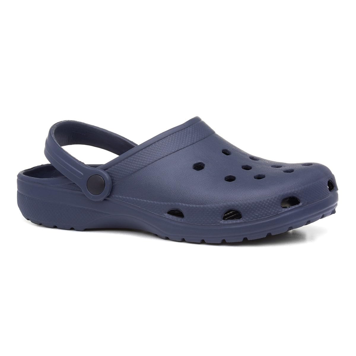 Shoe Zone - Adults Black Slip On EVA Clog Sandal